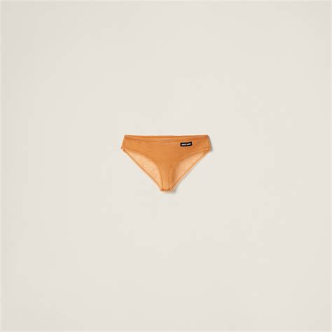 miu miu panty|Apricot Nylon Panties .